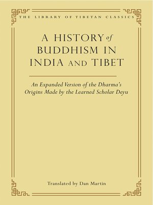 cover image of A History of Buddhism in India and Tibet